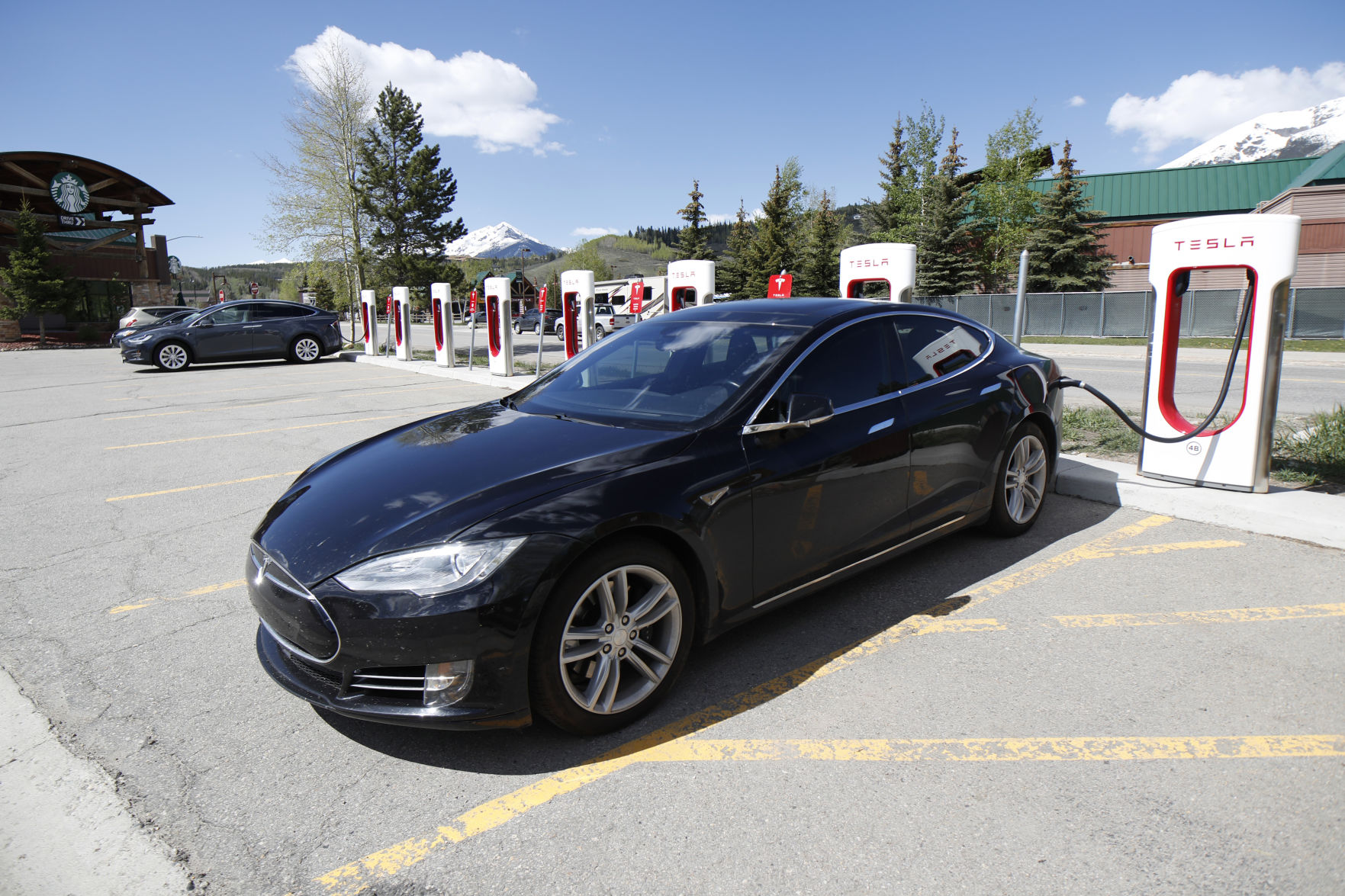 Tesla Supercharging Station